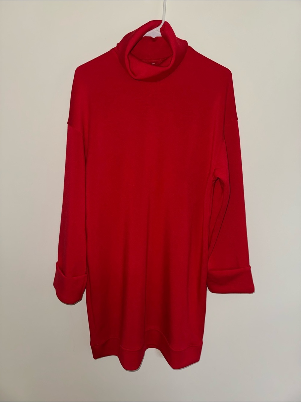 SPANX Red Turtleneck Long Sleeve Tunic - Picture 2 of 3